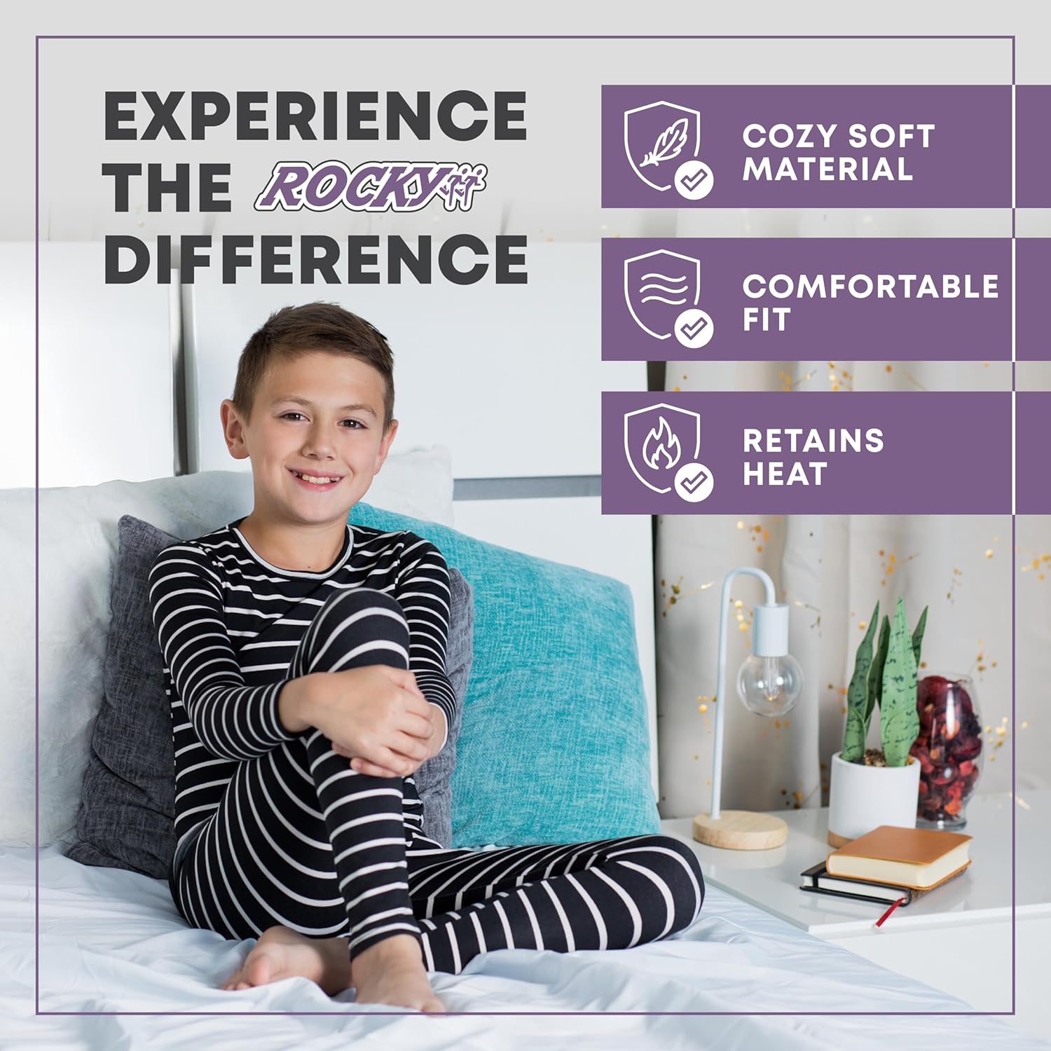 Thumbnail 5 de Rocky Thermal Underwear for Kids, Boys Thermals