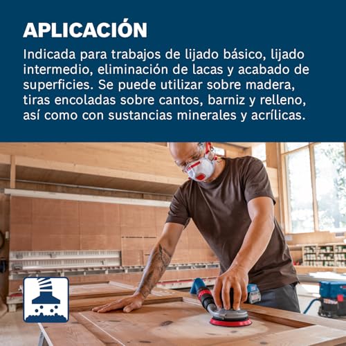 Detalle 2 de Bosch Professional GEX 18V-125 lijadora excéntrica 125 mm