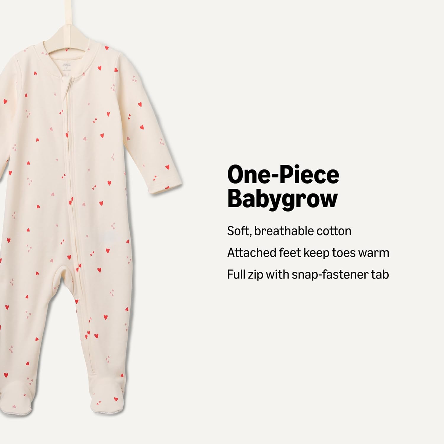 Thumbnail 1 de Amazon Essentials x Sofia Grainge unisex babies’ cotton footed sleepsuit (pack of 2)