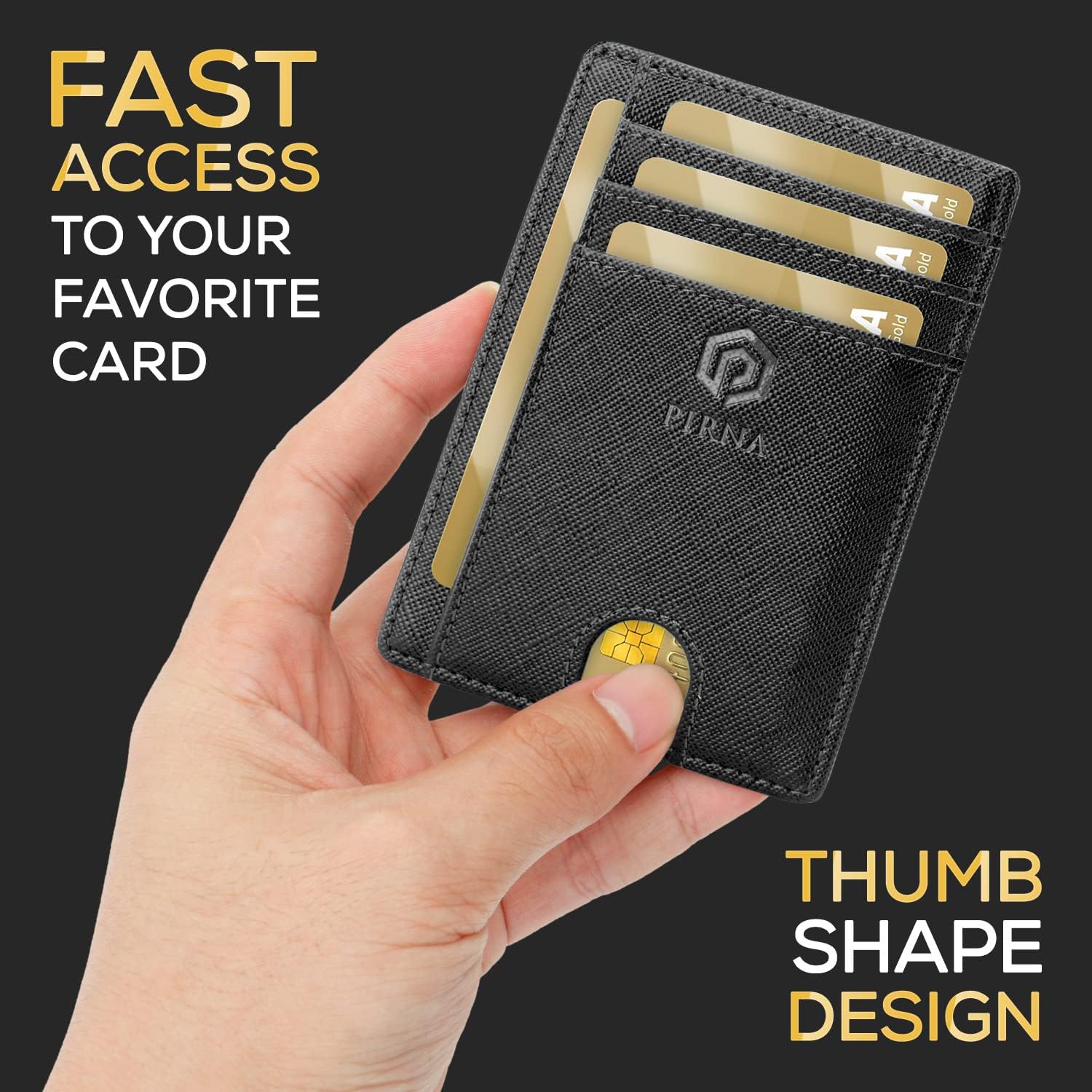 Detalle 2 de PIRNA Slim Wallet RFID Blocking
