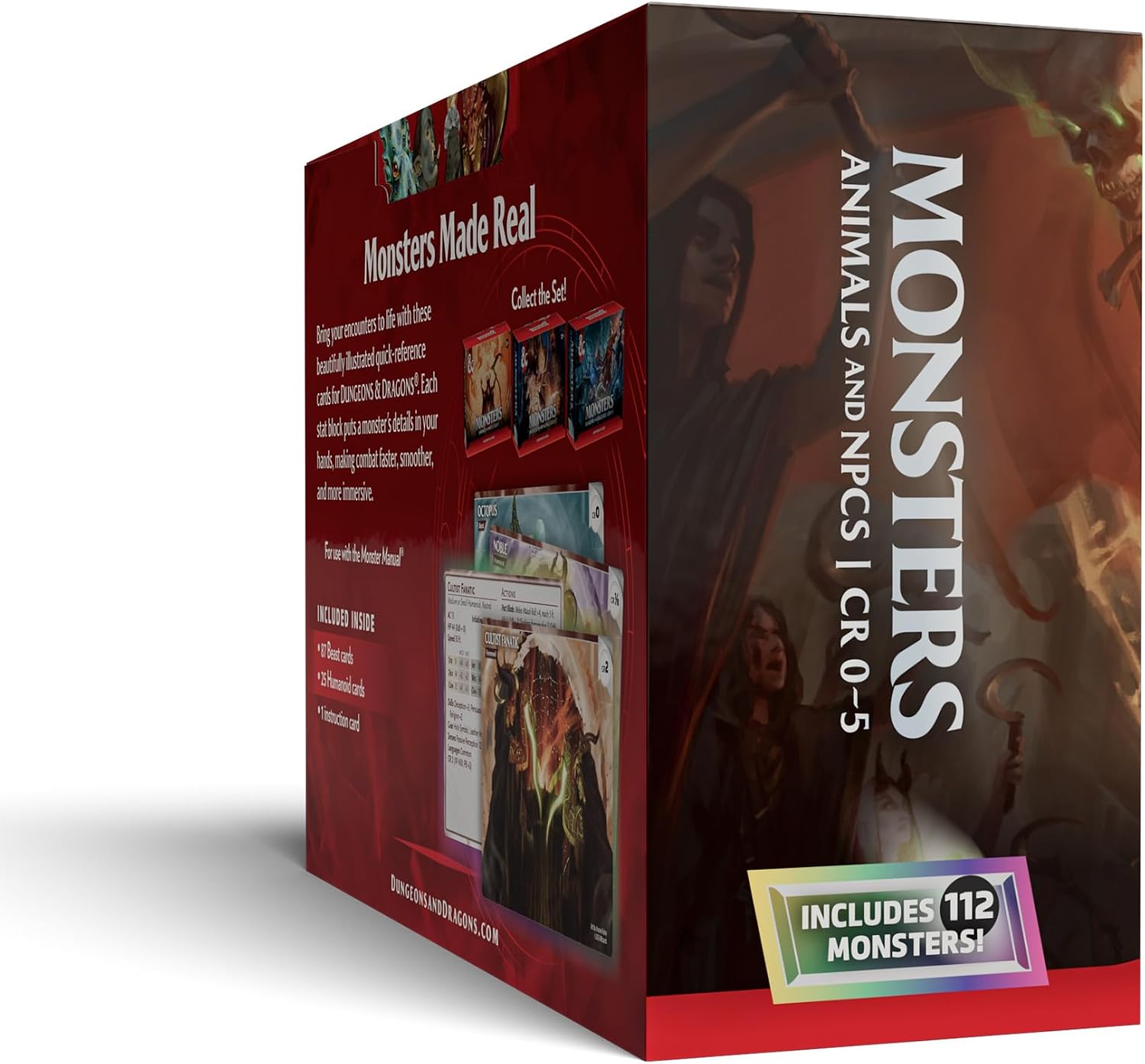 Detalle de Dungeons & Dragons モンスター・リファレンスカード 動物・NPC 112体収録