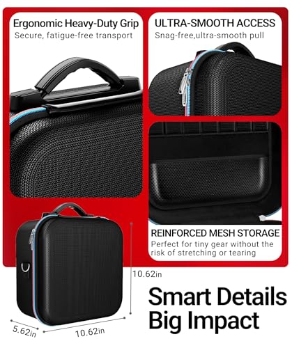 Thumbnail 4 de Funda de Transporte ivoler para Nintendo Switch 2 (2025) – Estuche rígido con protector de pantalla, agarres y capacidad para 14 cartuchos