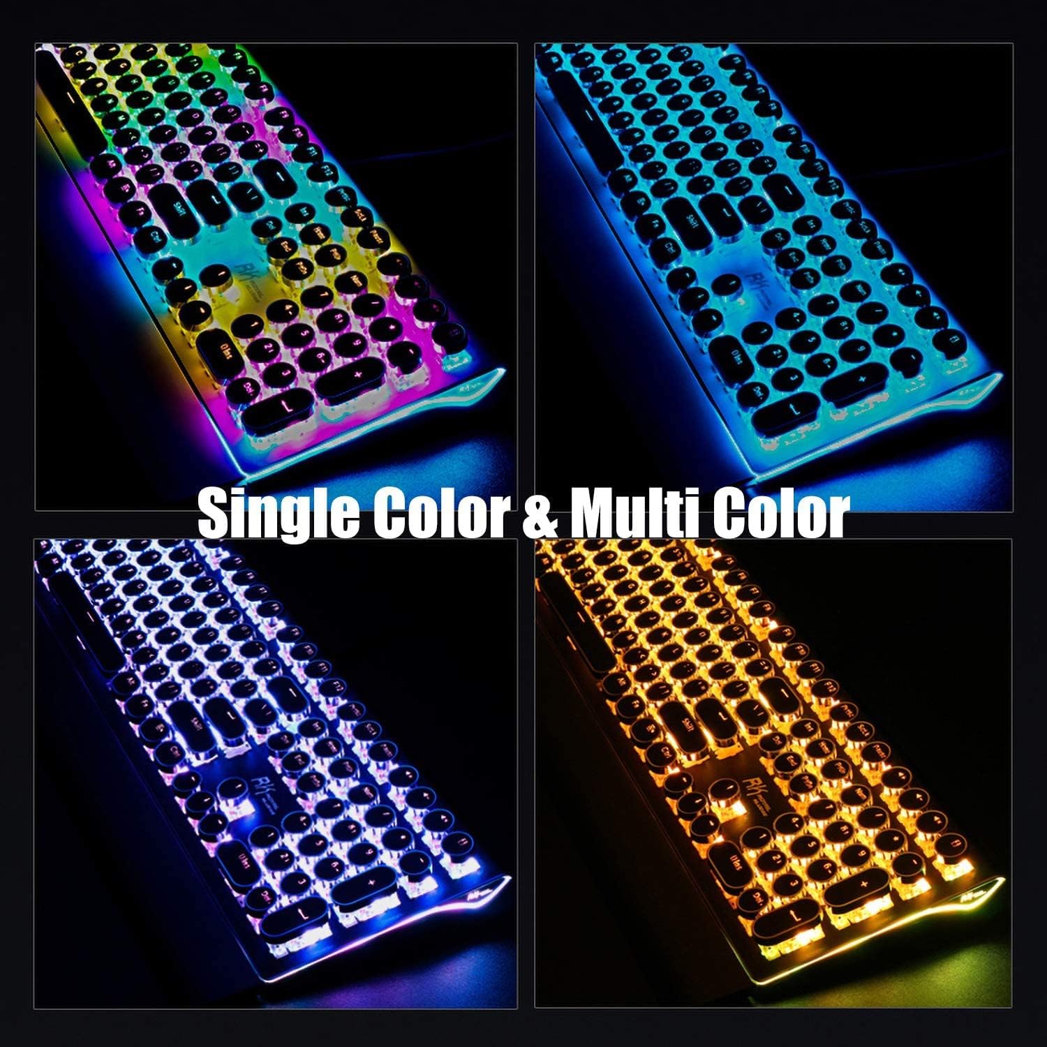 Detalle 2 de RK ROYAL KLUDGE S108 Typewriter Keyboard 108-key ⌨