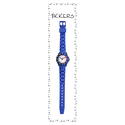 Thumbnail 3 de Tikkers Kids Blue & Black Silicone Time Teacher Watch ATK1088