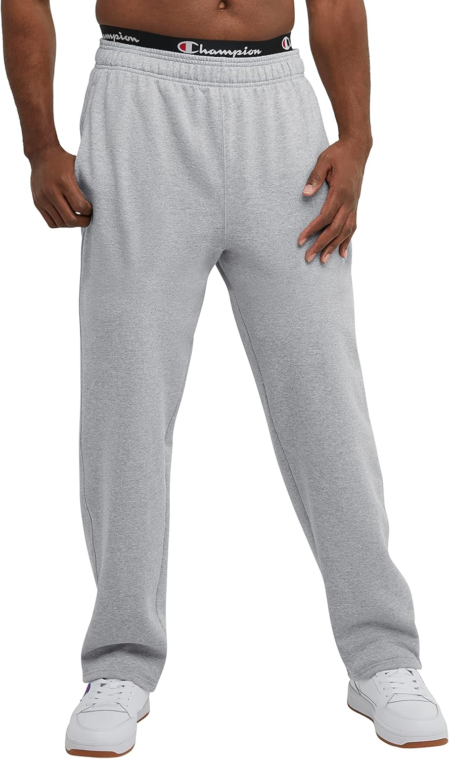 Detalle 2 de Champion Men's Open-Bottom Fleece Sweatpants, Standard Fit
