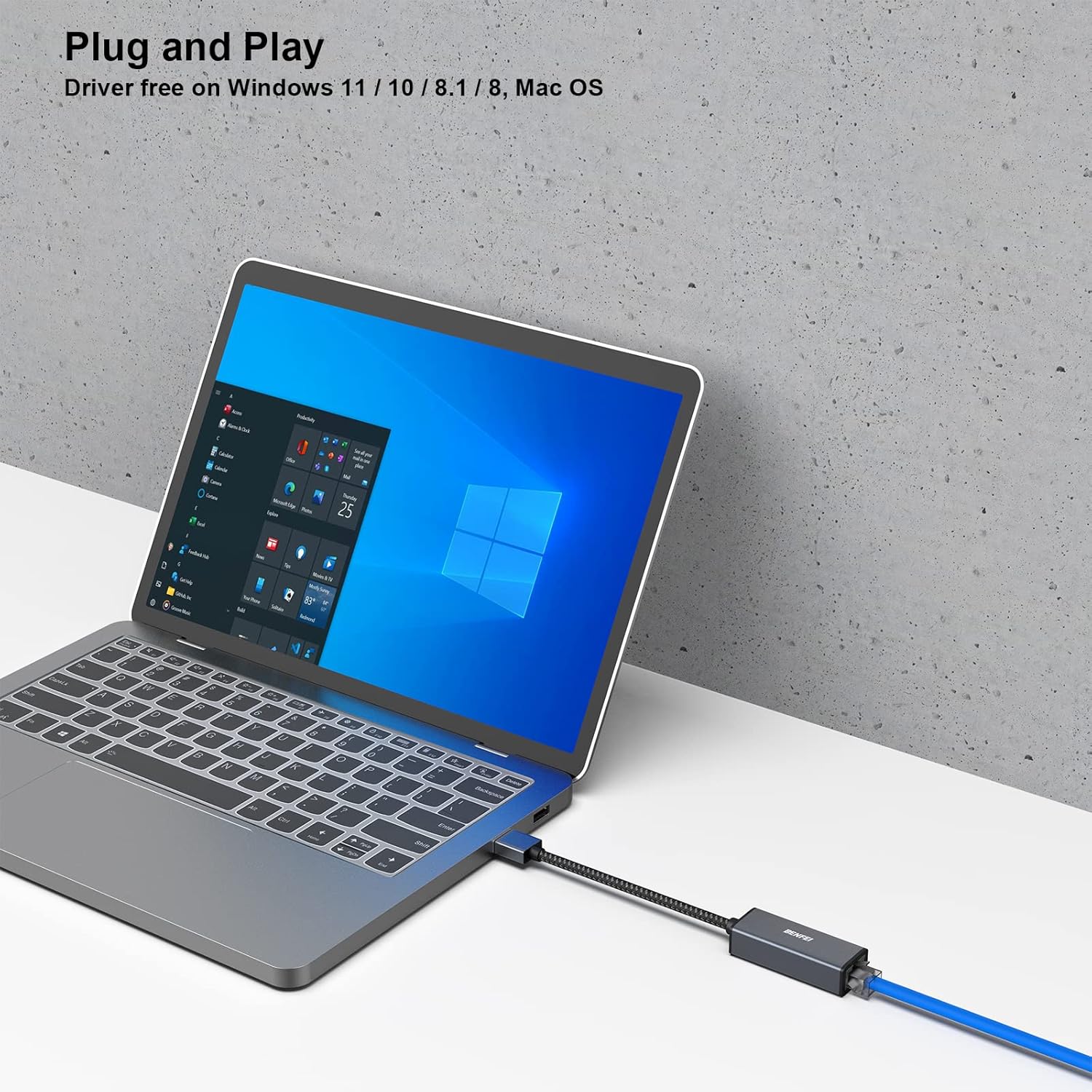 Thumbnail 4 de BENFEI USB Ethernet Adapter 1000 Mbps pack of 2 📡