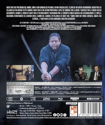 Thumbnail 1 de Ghost Dog: El Camino del Samurai 4K UHD + Blu-ray 📀