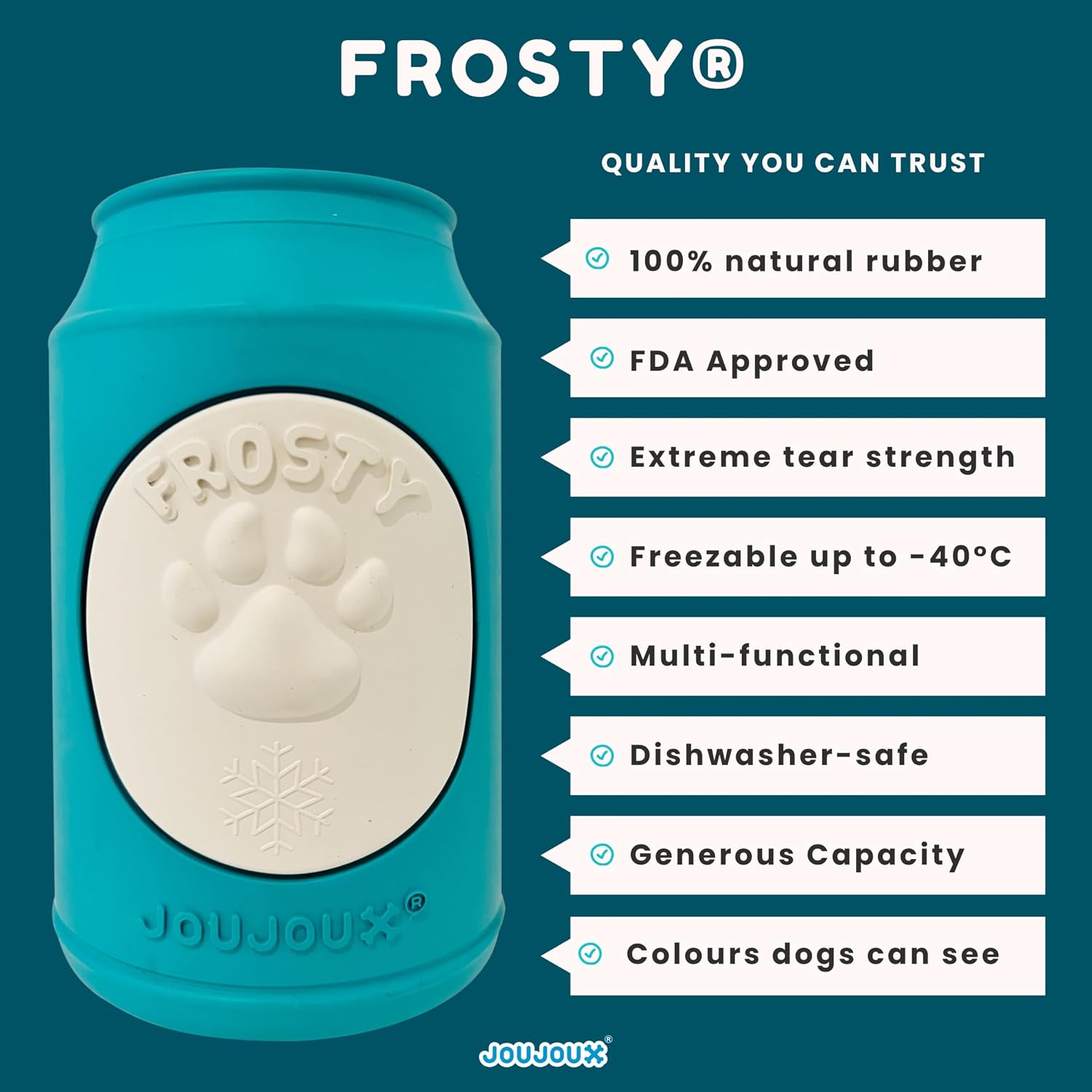 Thumbnail 2 de Joujoux Frosty interactive dog toy 230 ml