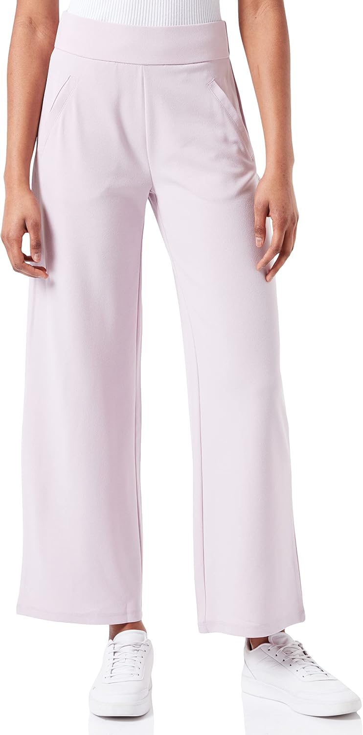 Detalle de JDY Damenhose „Catia Wide Pant“ mit weitem Bein und elastischer Taille (JDYLouisville)