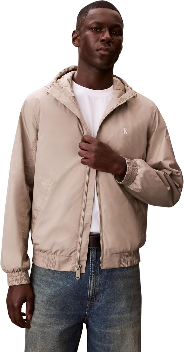 Imagen de Calvin Klein Ls Hooded Nylon Harrington Jkt Lv04rf521g pour homme en OfertitasTOP