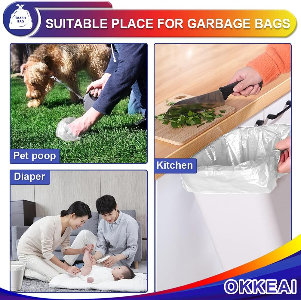 Thumbnail 5 de Small Bin Bags 66 Count 5L trash bags 🗑