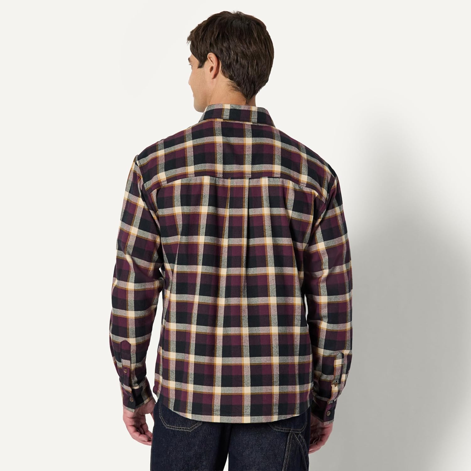 Thumbnail 1 de Amazon Essentials Herren Relaxed-Fit Flanellhemd mit langen Ärmeln