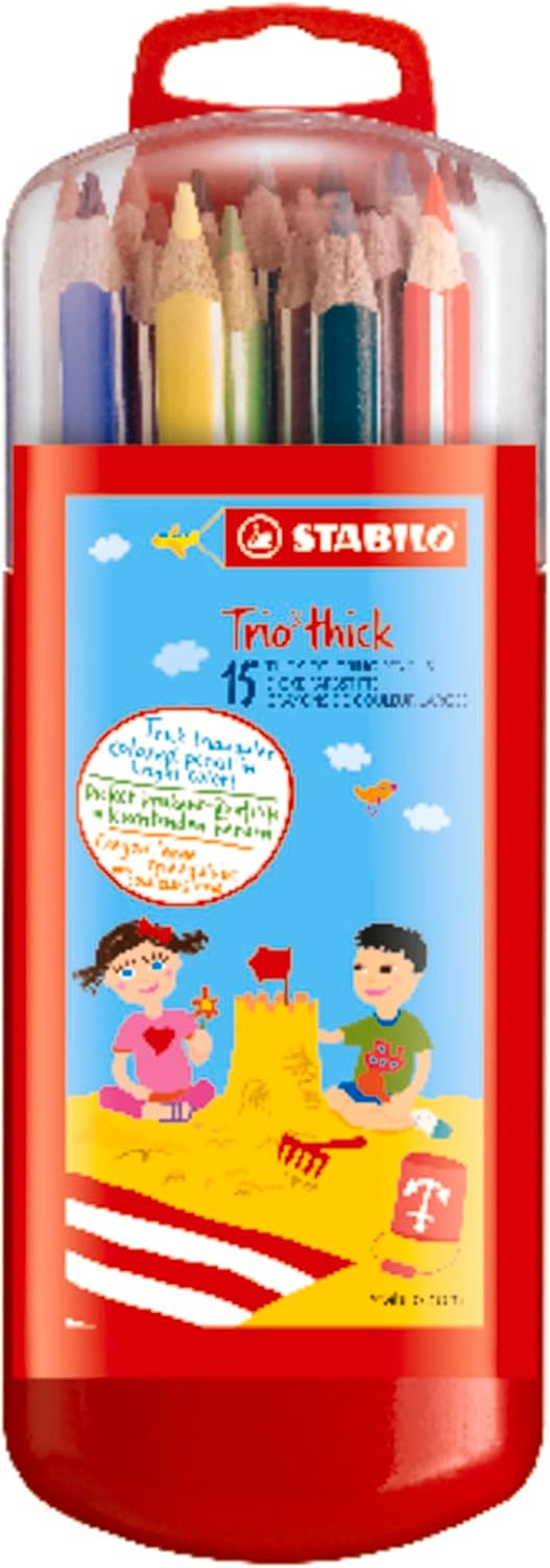 Detalle 2 de STABILO Dreikant-Buntstift Trio dick – 18er Pack