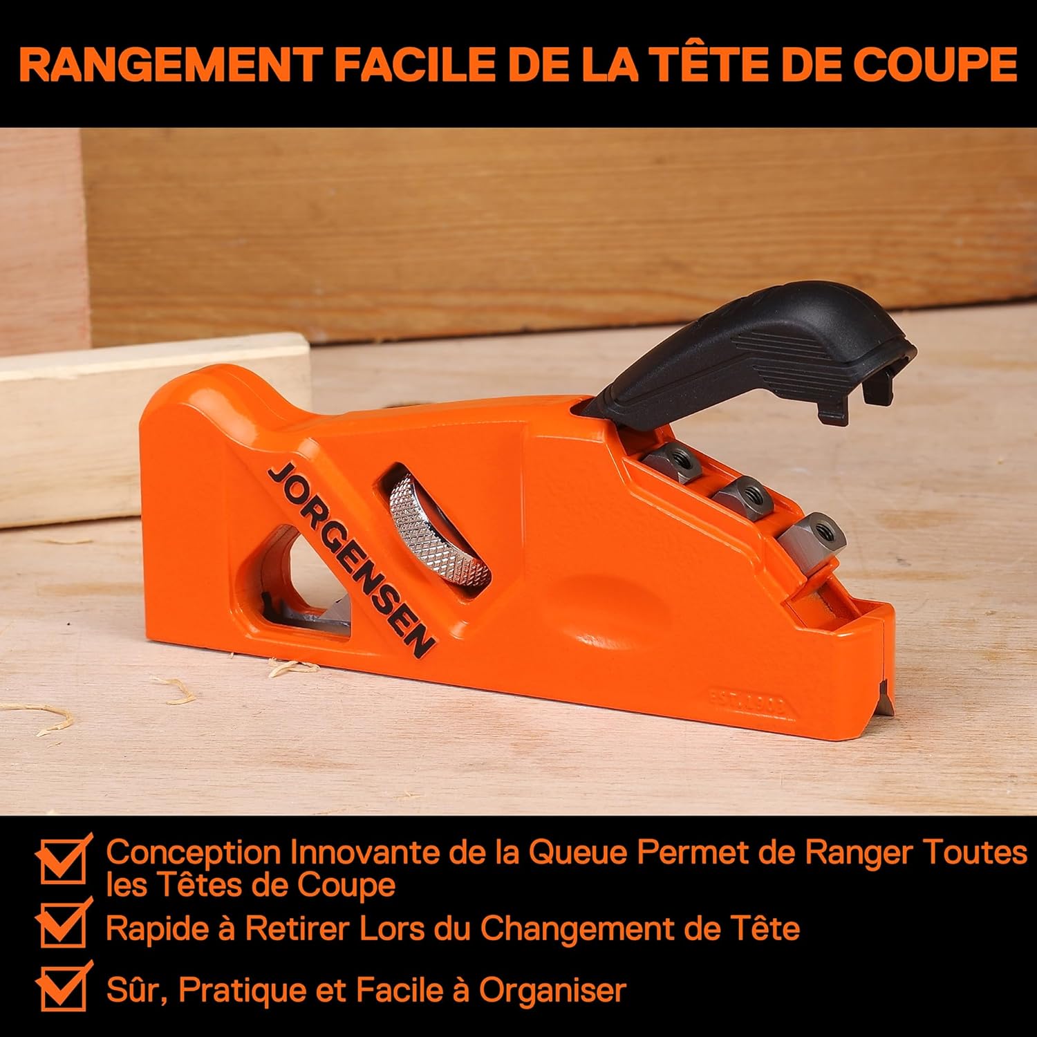 Thumbnail 5 de JORGENSEN Raboteuse d'angle 45° 4/5/6 mm