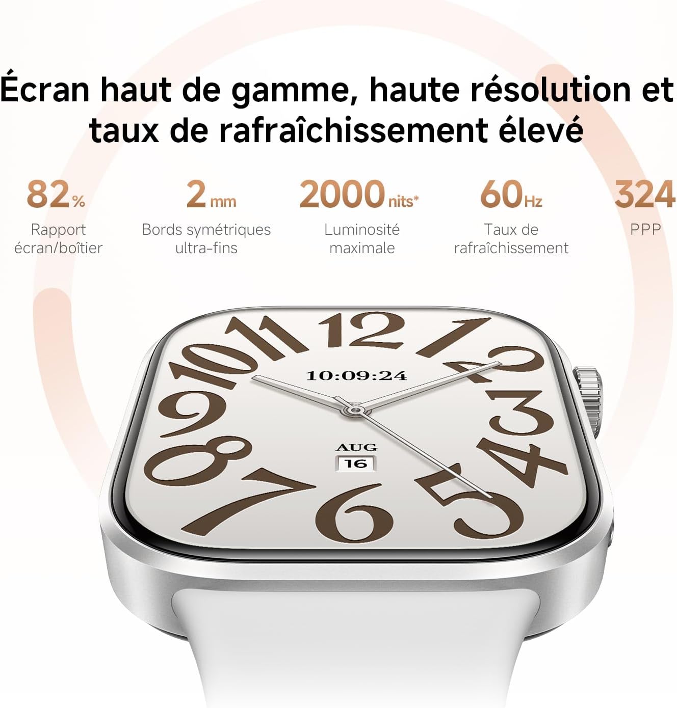 Detalle 2 de XIAOMI Redmi Watch 6 NFC — Montre connectée AMOLED 2,07'' avec GPS, NFC et 150+ modes
