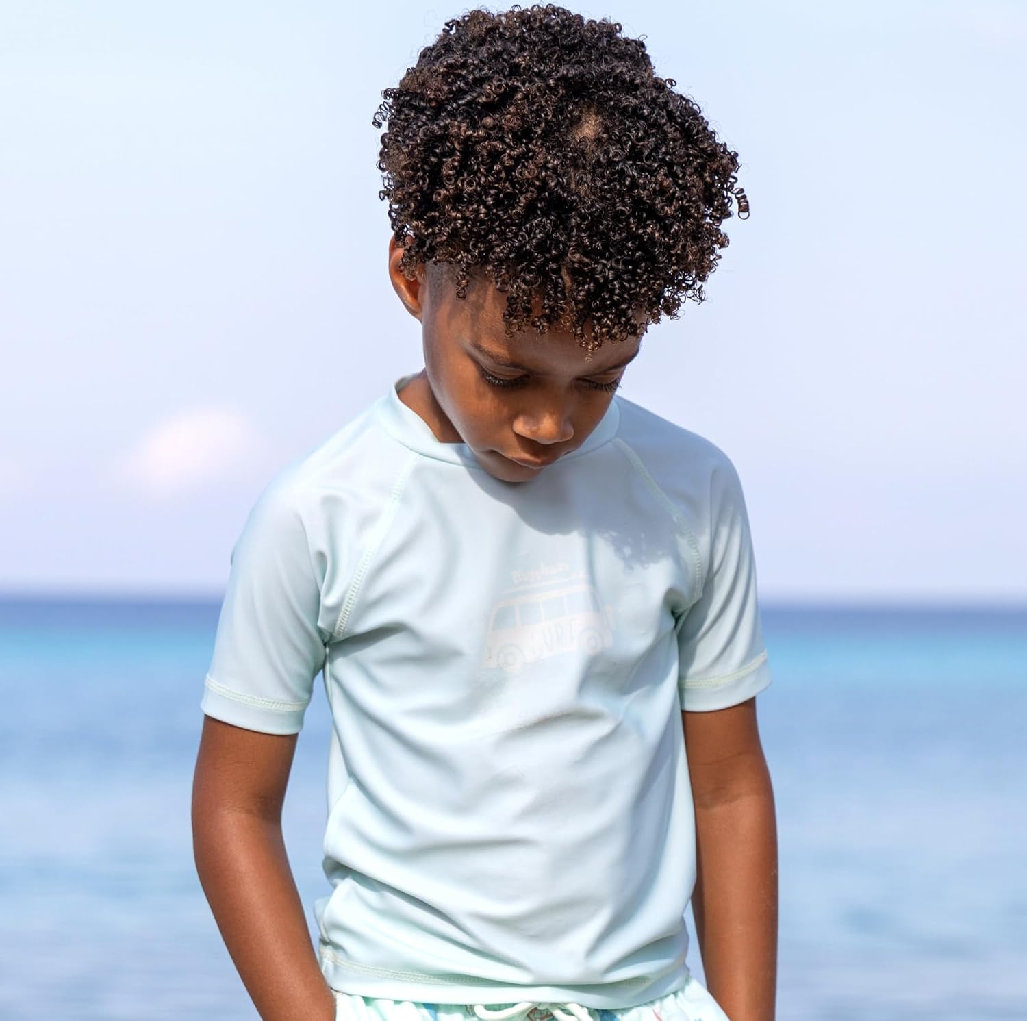 Detalle de Playshoes Badeshirt Maglietta Rash Guard Unisex – Pacco da 1 per Bambini e Ragazzi