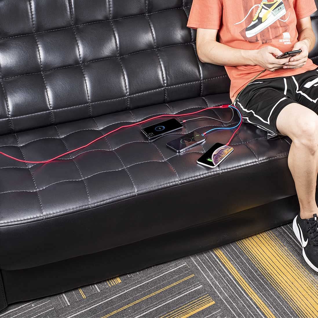 Thumbnail 6 de Multi Charger Cable 4 in 1 Nylon Braided 1.8m