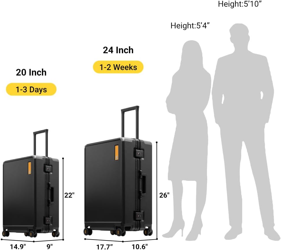 Thumbnail 6 de LEVEL8 Zipperless 24 Inch Carry‑On Suitcase
