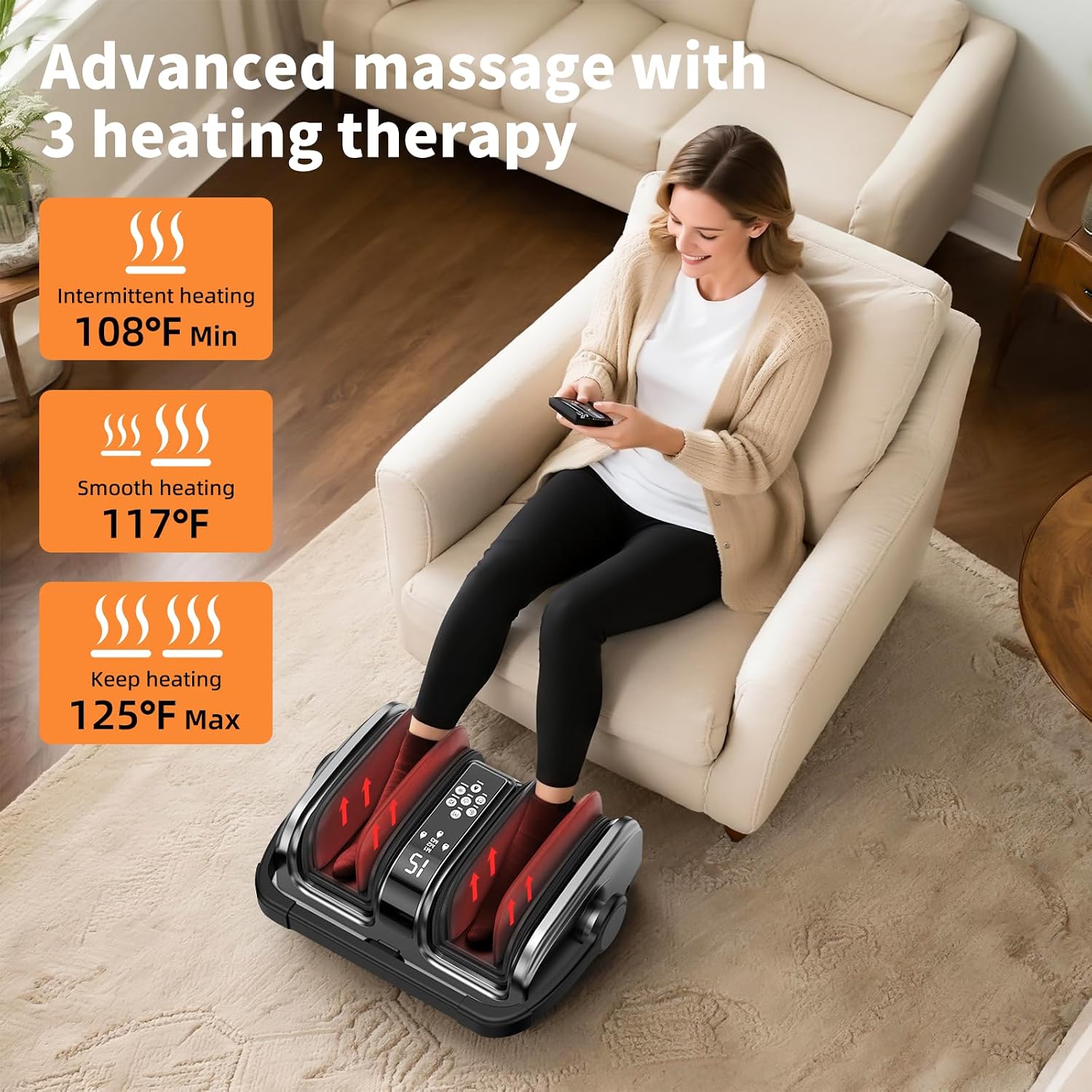 Detalle de CARESKY Shiatsu Foot Massager