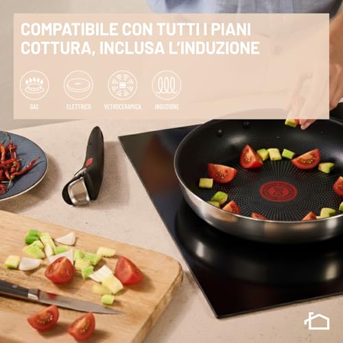 Thumbnail 8 de Lagostina Ingenio Inox Set Padelle 3 Pz: Antiaderente e Manico Rimovibile