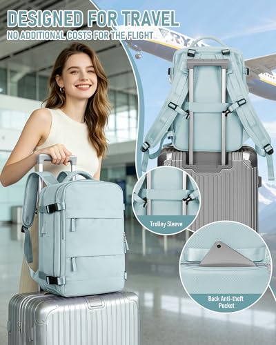 Thumbnail 9 de SZLX Sac à Dos Sous Vide Voyage 40x30x20 avec pompe – bagage cabine 40x30x20, compartiment ordinateur et chaussure