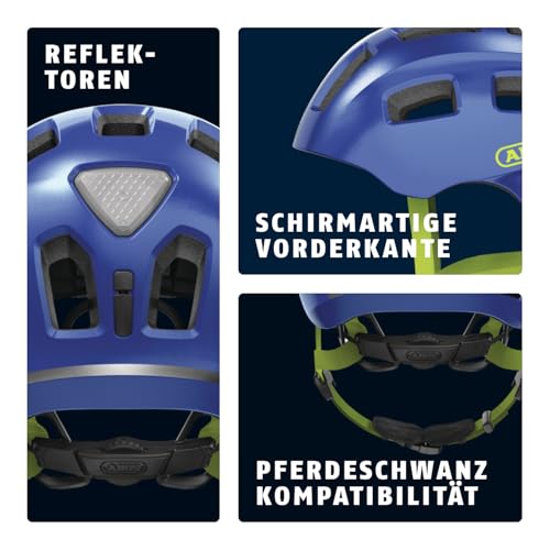 Detalle de ABUS Youn-I 2.0 Fahrradhelm, Blau (Funkeln), Größe S