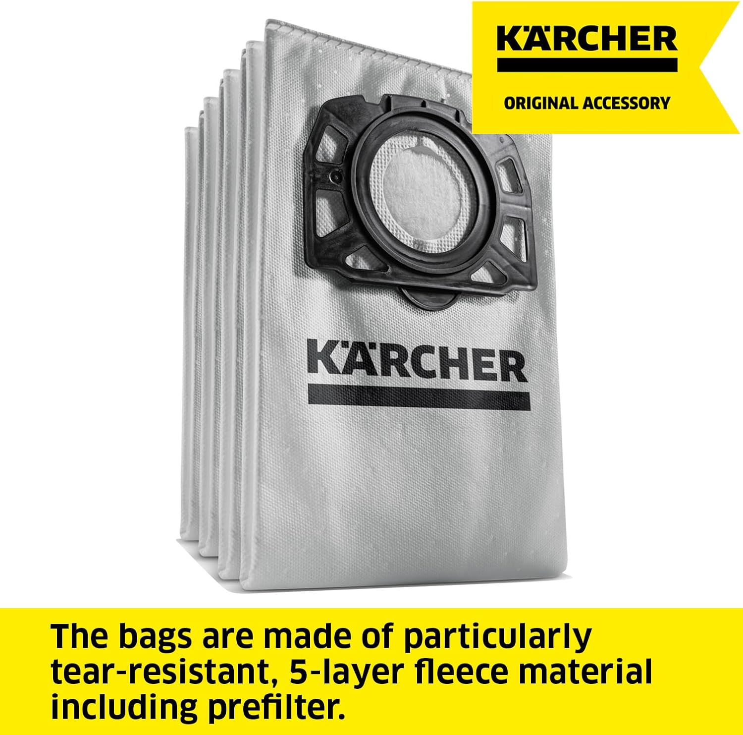 Detalle de Kärcher Flat-Pleated Renovation Filter WD 4-6 for Wet and Dry Vacuum Cleaners