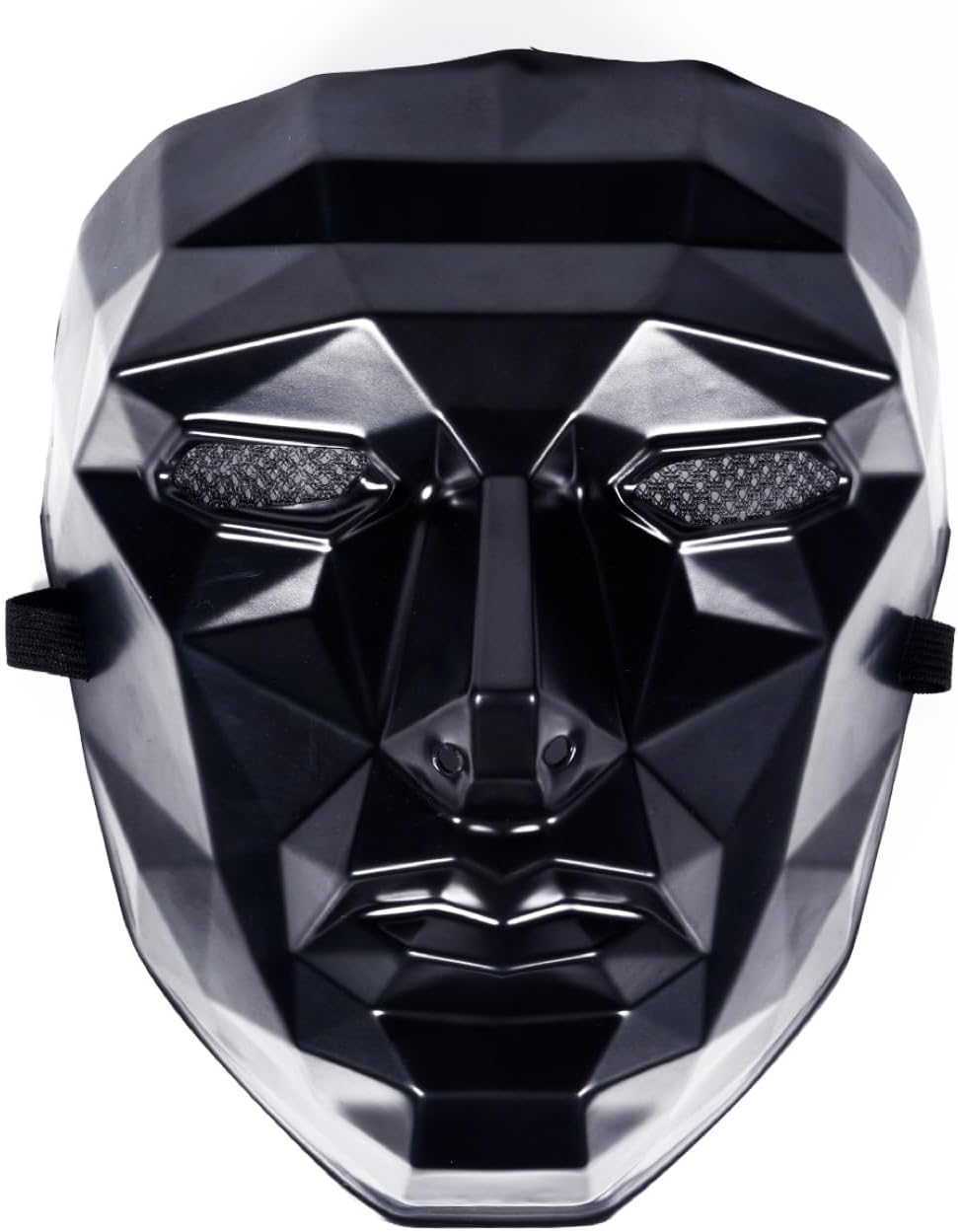 Detalle de Squid Game 4-in-1-kostuumset voor volwassenen met masker en geweer, 2XL, 170-190 cm