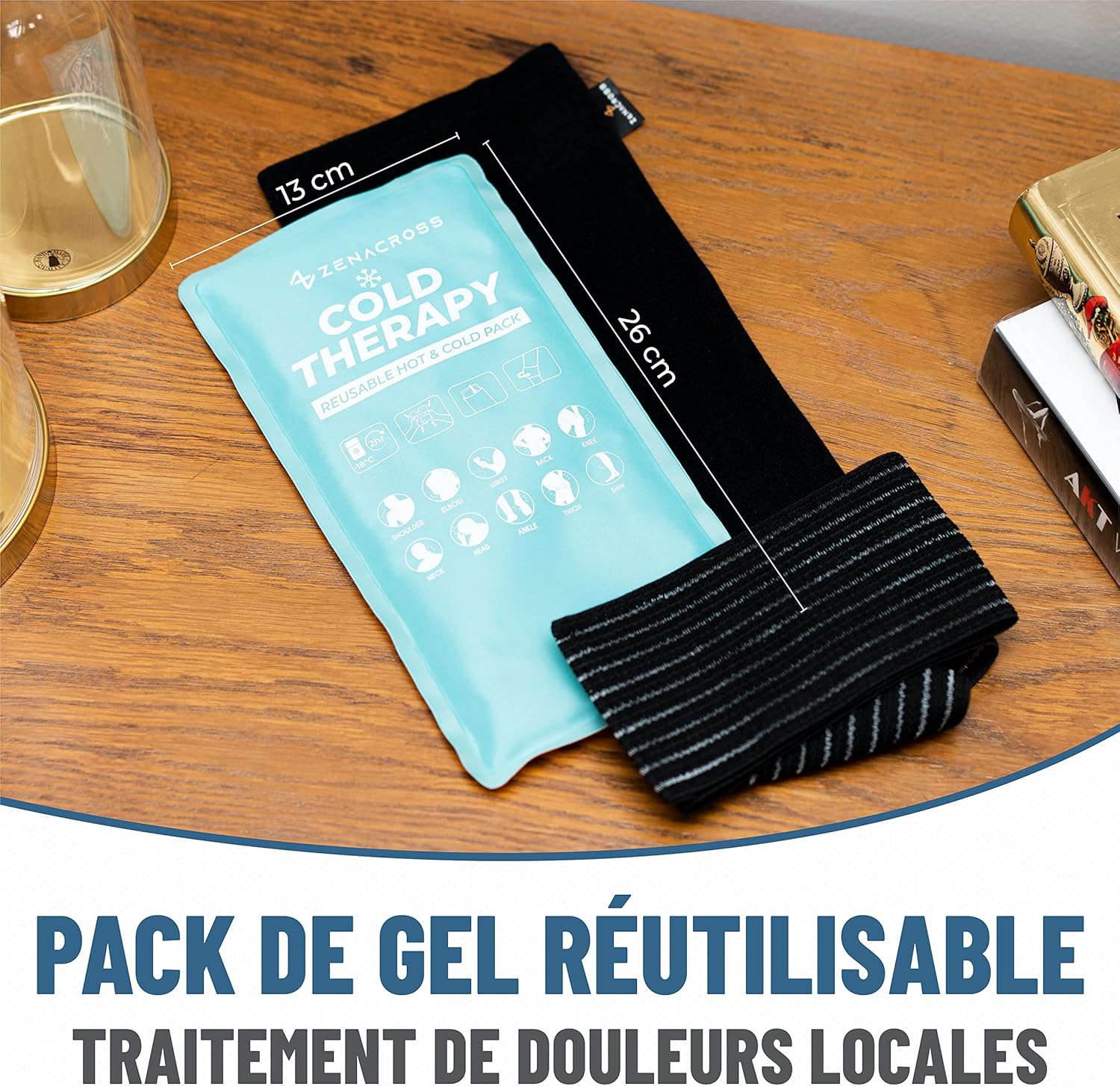 Detalle 2 de Poche de glace gel 2 pièces 🩹