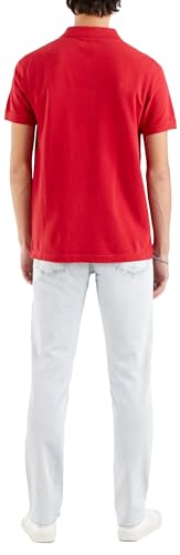 Detalle de Levi's Housemark Polo Camiseta Crimson – versión para hombre, talla M