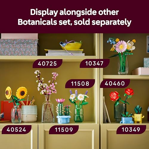 Thumbnail 6 de LEGO Botanicals Flowering Cactus: Artificial Plant Duo in Pastel Pot