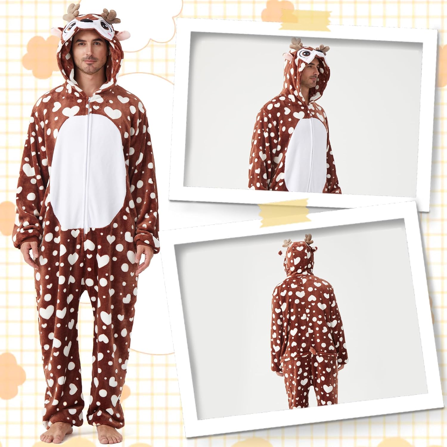 Thumbnail 5 de Firecos Hirsch Onesie Rentier Jumpsuit