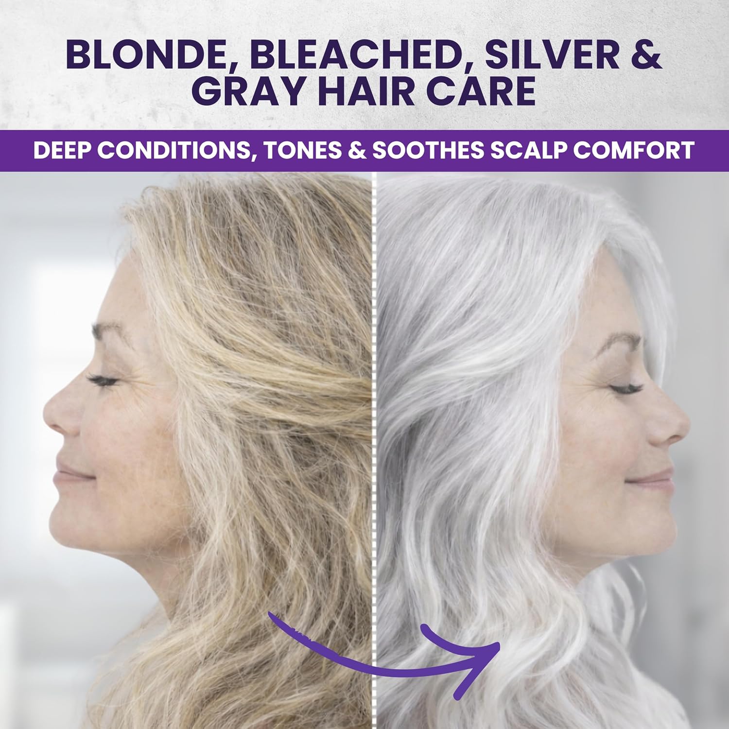 Thumbnail 2 de KESMEDIK Tea Tree Purple Hair Mask Toner with Argan Oil for Blonde, White, Gray & Silver Hair