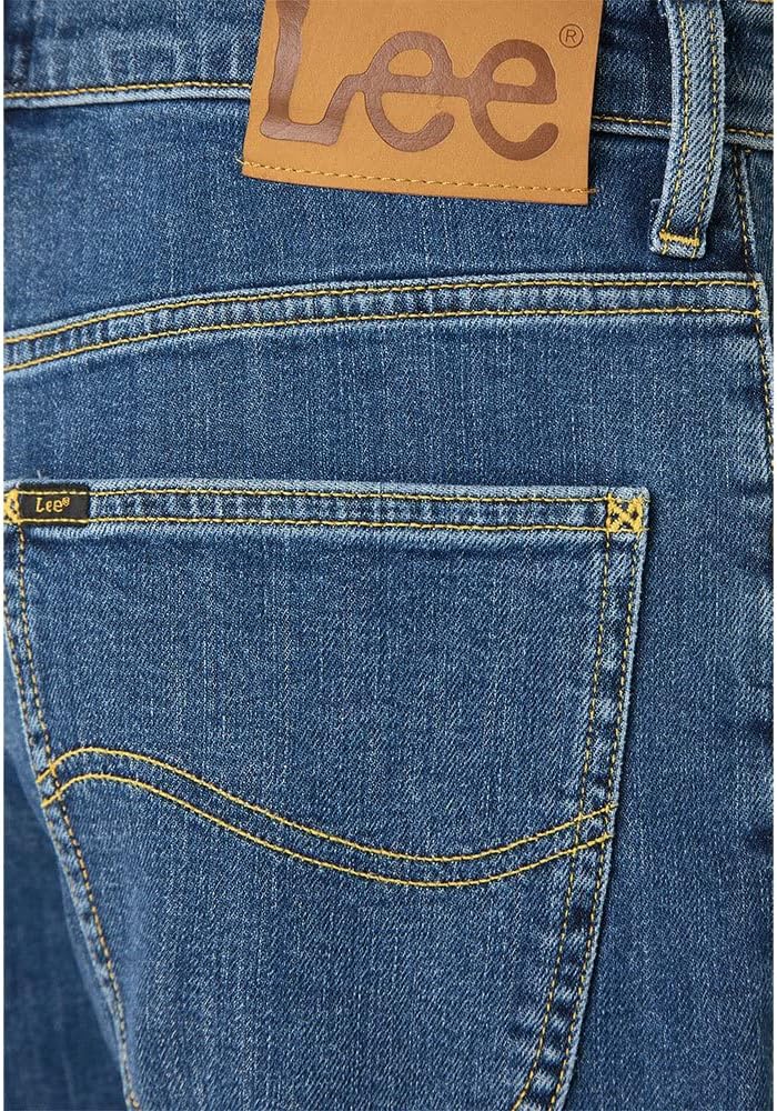 Detalle de Lee Brooklyn Straight Vaqueros Hombre Straight Fit