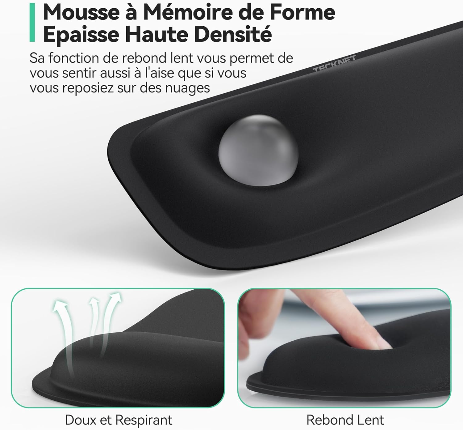 Thumbnail 3 de TECKNET tapis de souris ergonomique 36 mois 🖱️