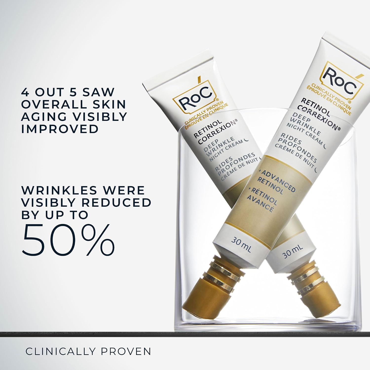 Detalle 2 de RoC ROC RC DEEP WRINKLE CREAM 30ML+PKT Night Cream with Retinol