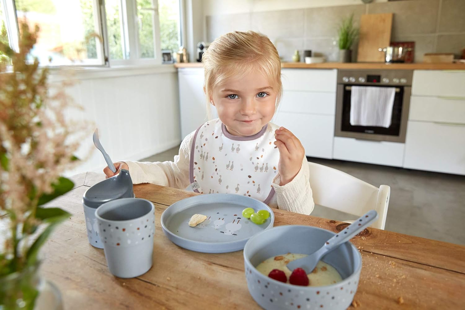 Thumbnail 1 de LÄSSIG Lätzchen-Set für Baby & Kleinkind (5 Stück) mit Klettverschluss aus Bio-Baumwollgemisch, wasserdicht