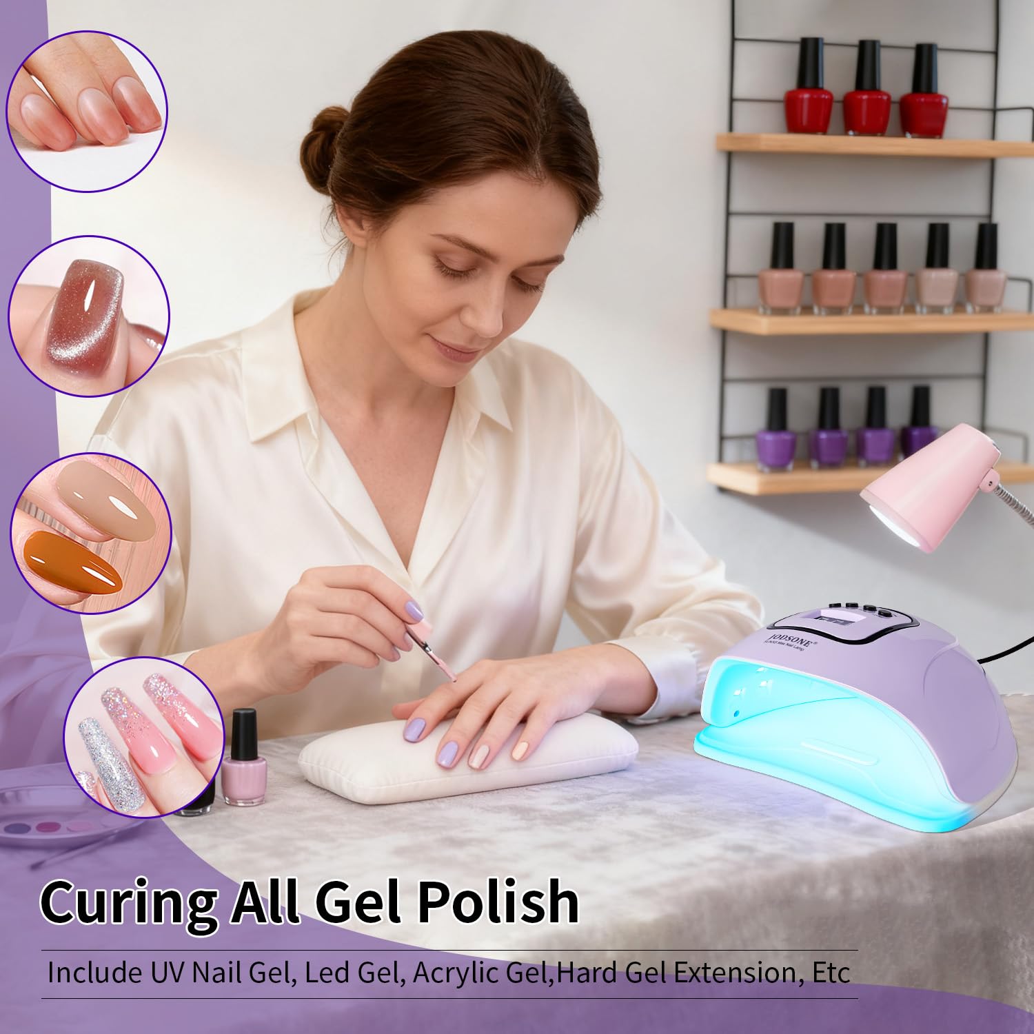 Thumbnail 6 de JODSONE U V LED Nail Lamp 120s Timer
