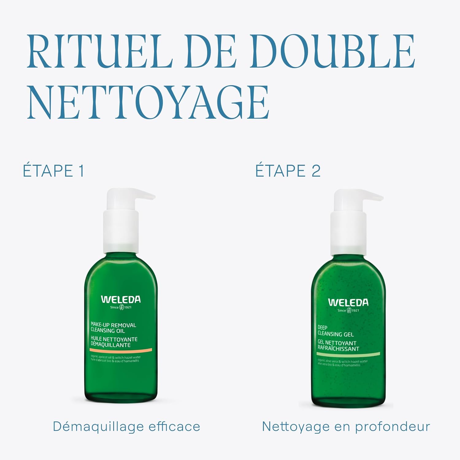 Thumbnail 4 de WELEDA Huile Nettoyante Démaquillante Visage & Yeux – Démaquille sans parfum, 150 ml