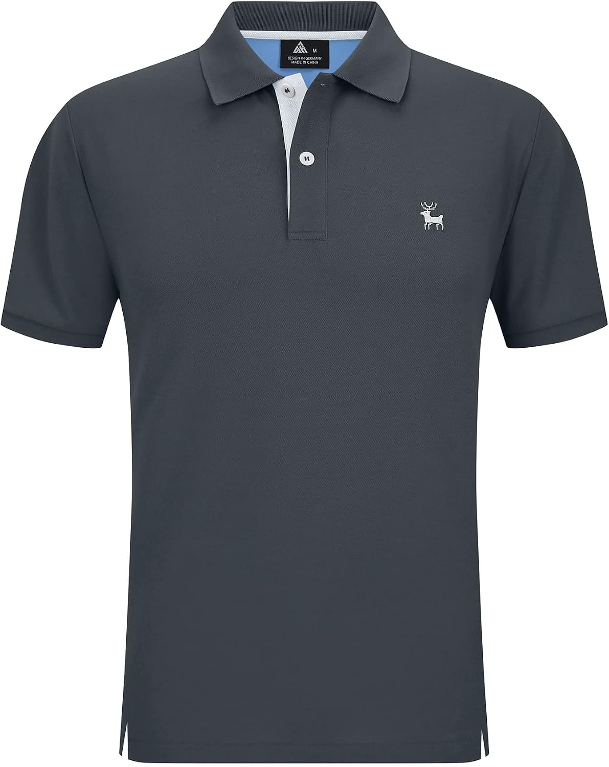 Detalle de SwissWell Herren Kurzarm-Poloshirt atmungsaktiv & schnelltrocknend für Golf, Sport und Büro