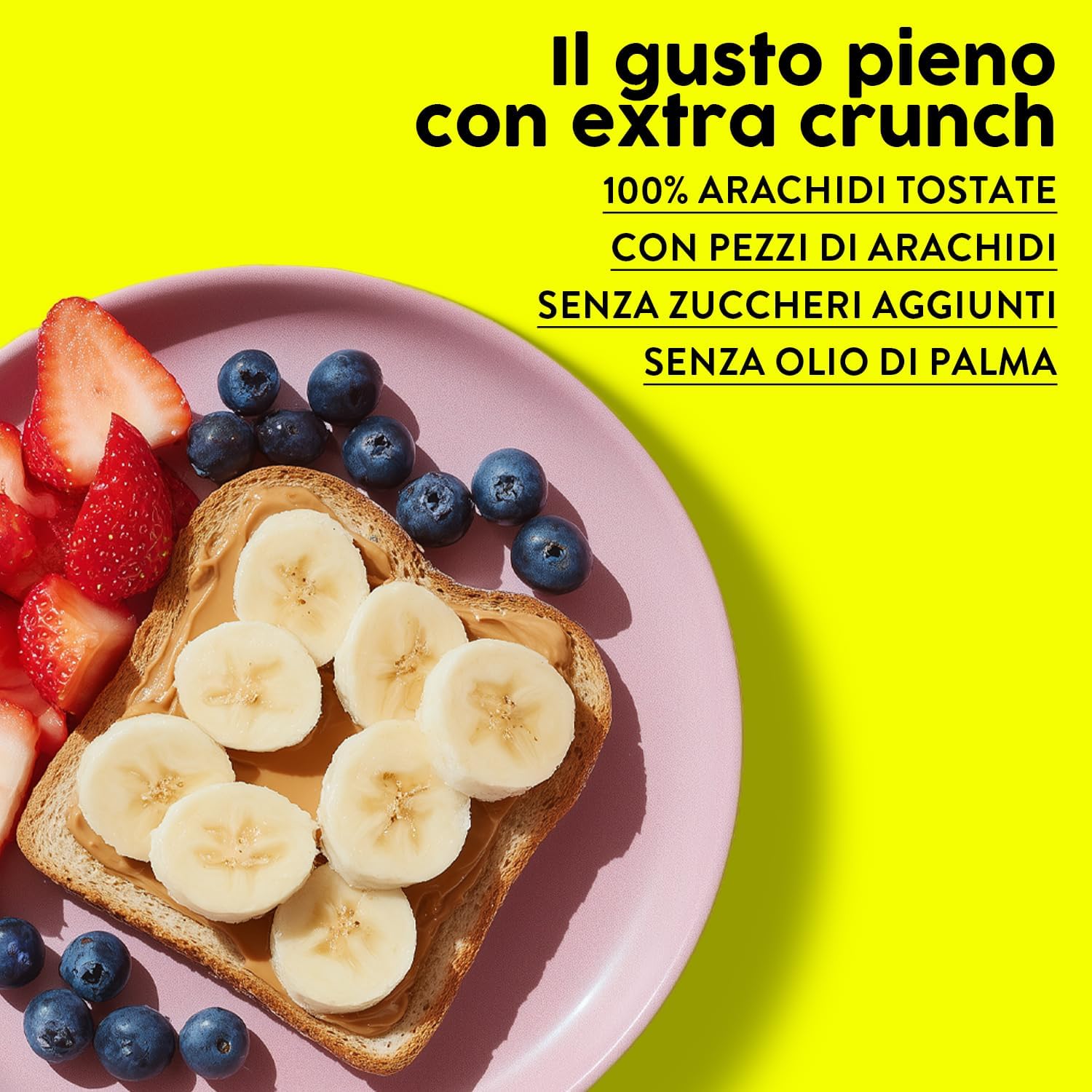 Detalle de Burro di Arachidi Proteico Crunchy 1 kg — 30% proteine 🥜
