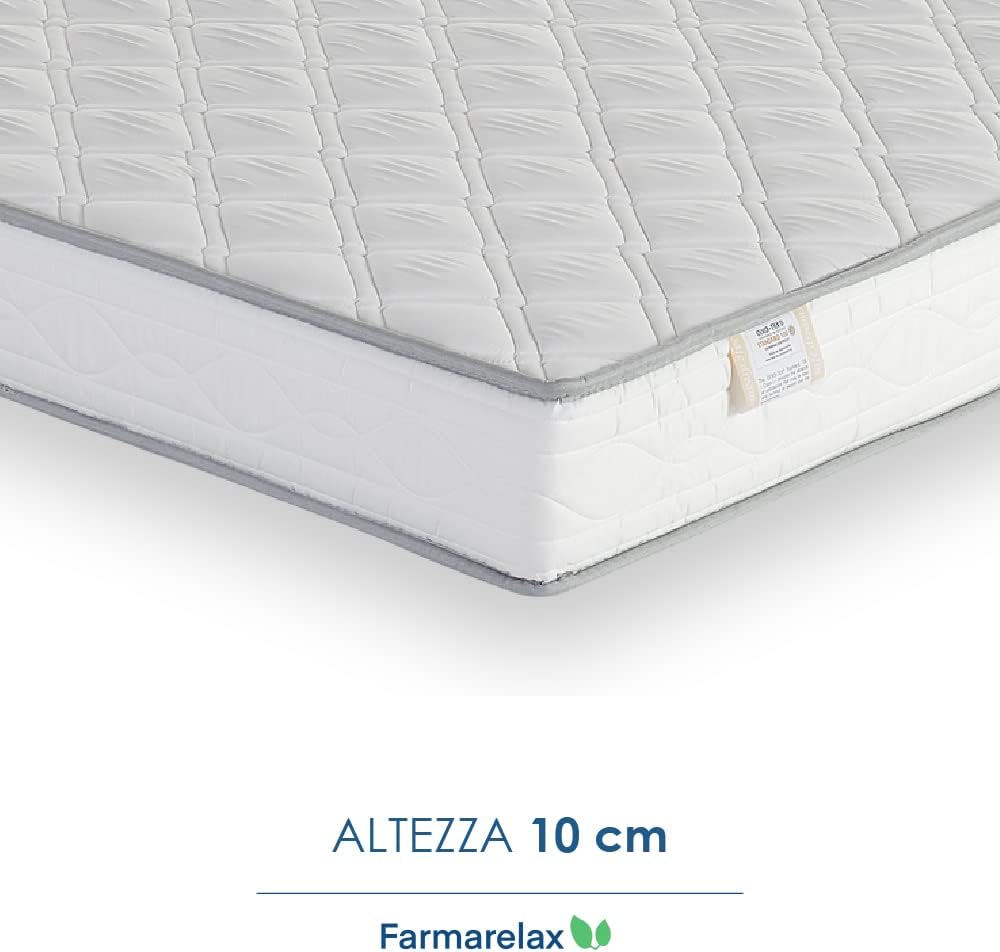 Detalle de Farmarelax Easyvan materasso singolo 80x190 pieghevole ortopedico 10 cm per brandine