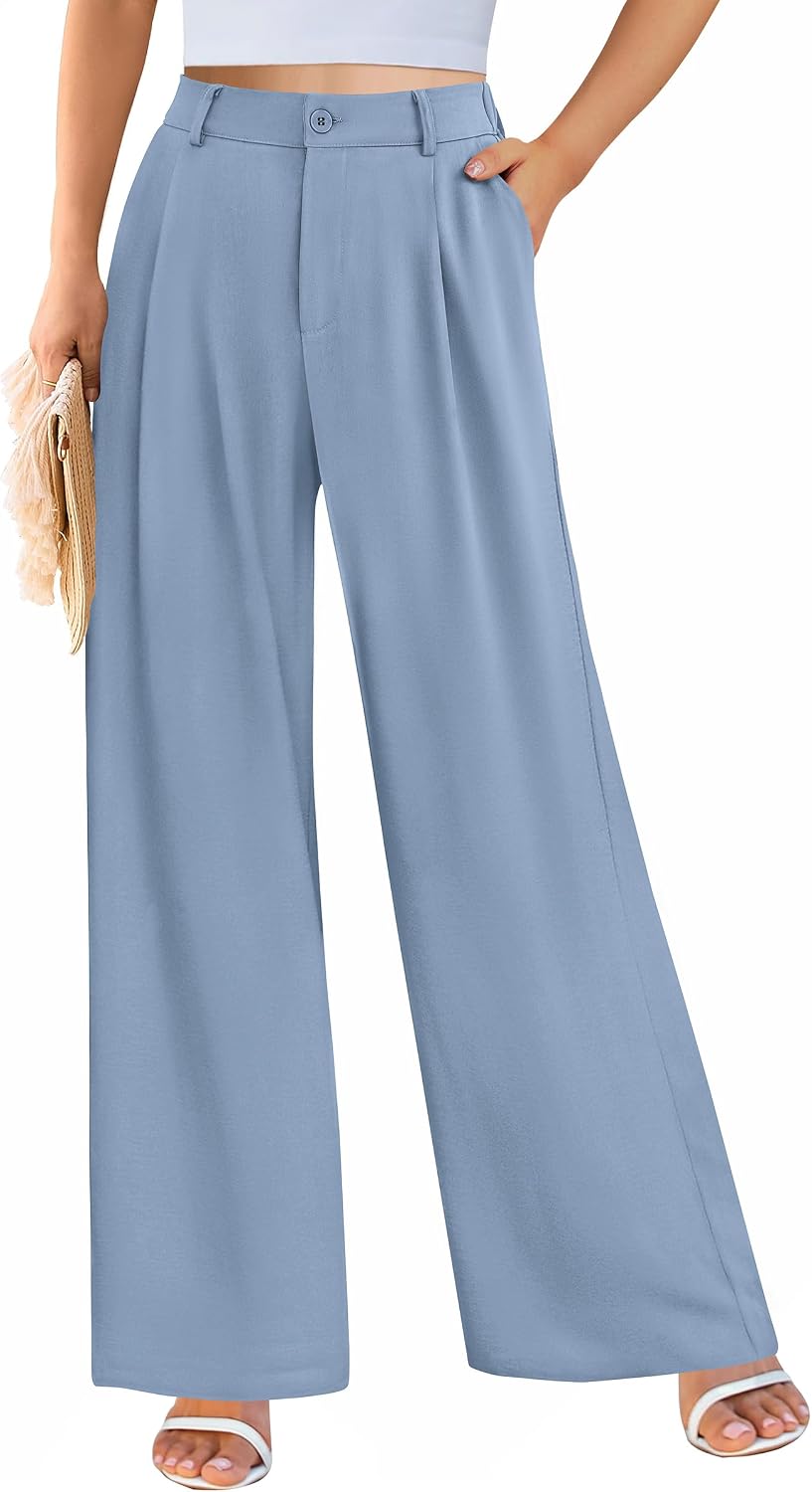 Thumbnail 1 de PRETTYGARDEN Wide Leg Pants for Women: High Waisted, Comfortable Workwear