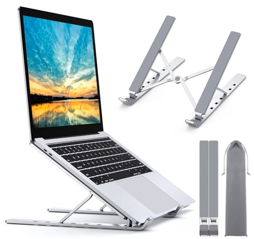 Detalle de Babacom Support Ordinateur Portable – Support PC Portable Réglable 5 Niveaux