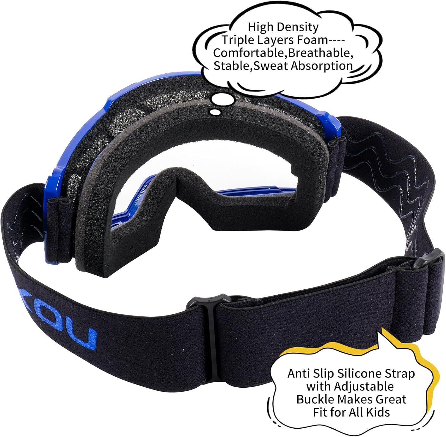 Thumbnail 6 de SAKOU Kinder Motorradbrille mit UV400-Schutz 85 g
