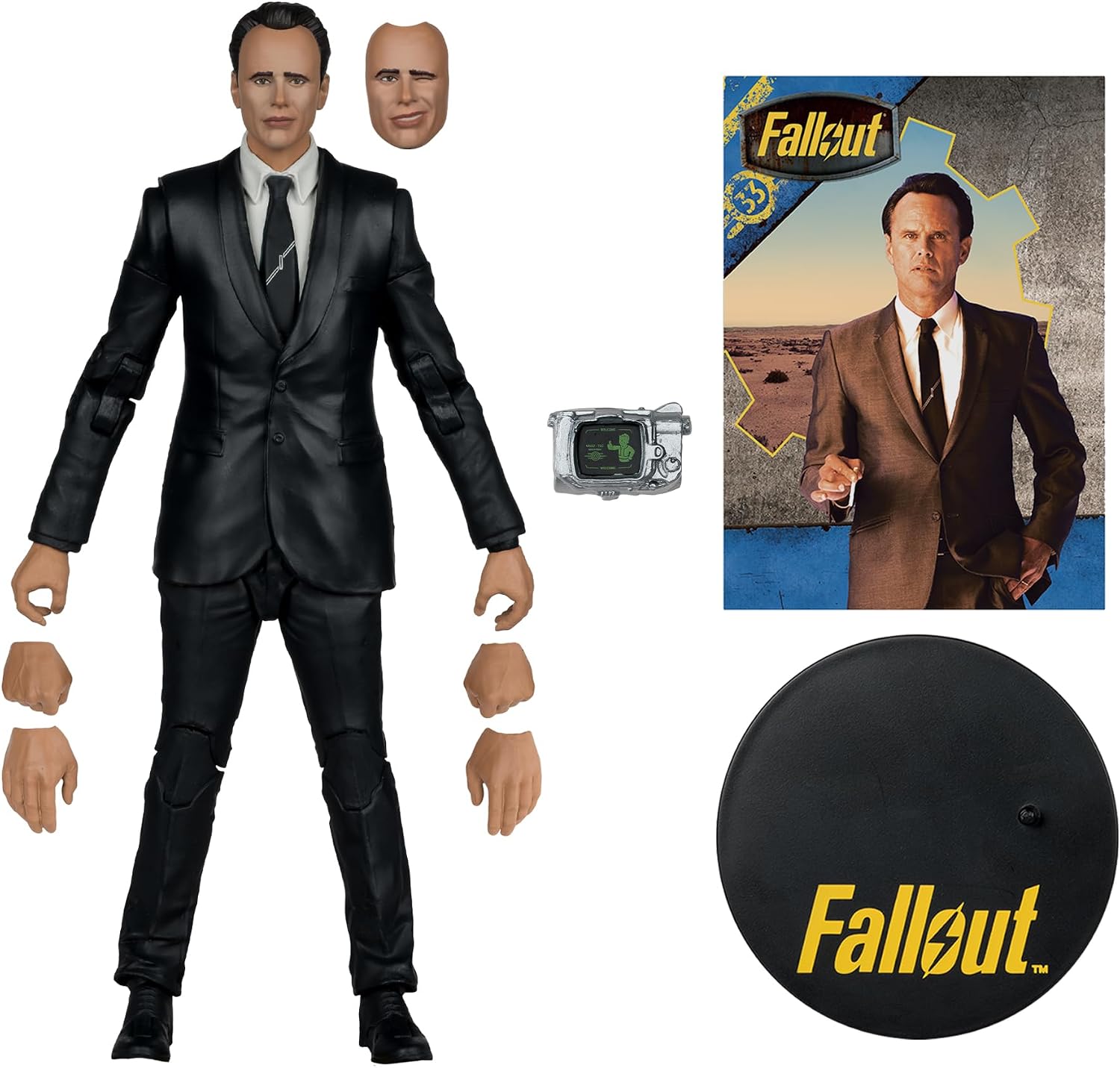 Detalle 2 de McFarlane 11624 Fallout Cooper Howard Red Platinum Edition Action Figure, 17cm