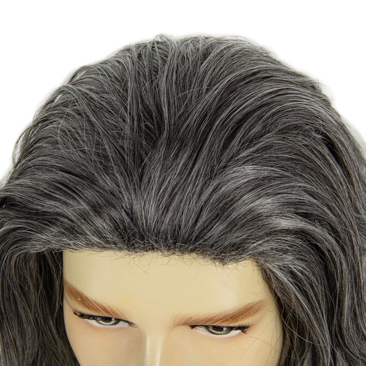 Detalle de STfantasy Men's Synthetic Wig, Ombre Gray