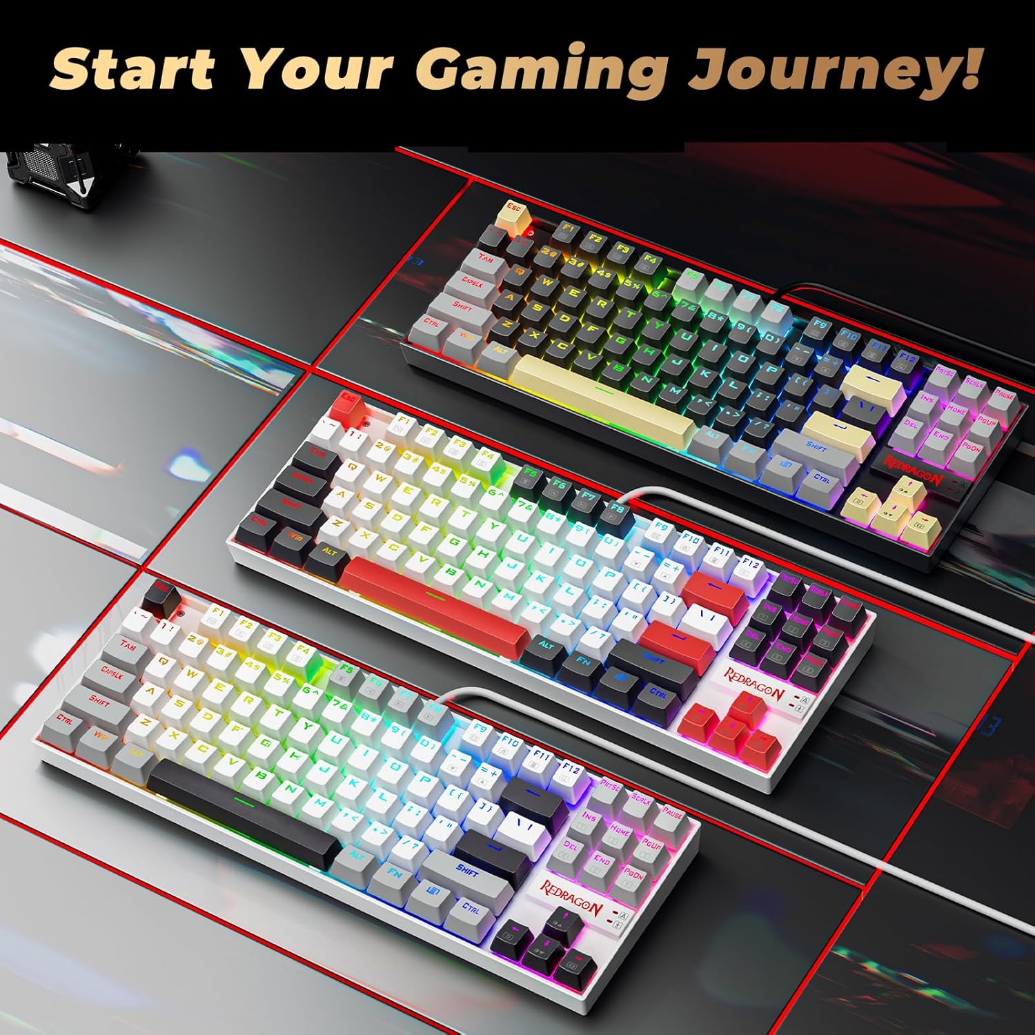 Thumbnail 6 de Redragon K552P TKL Mechanical Gaming Keyboard 87-Key