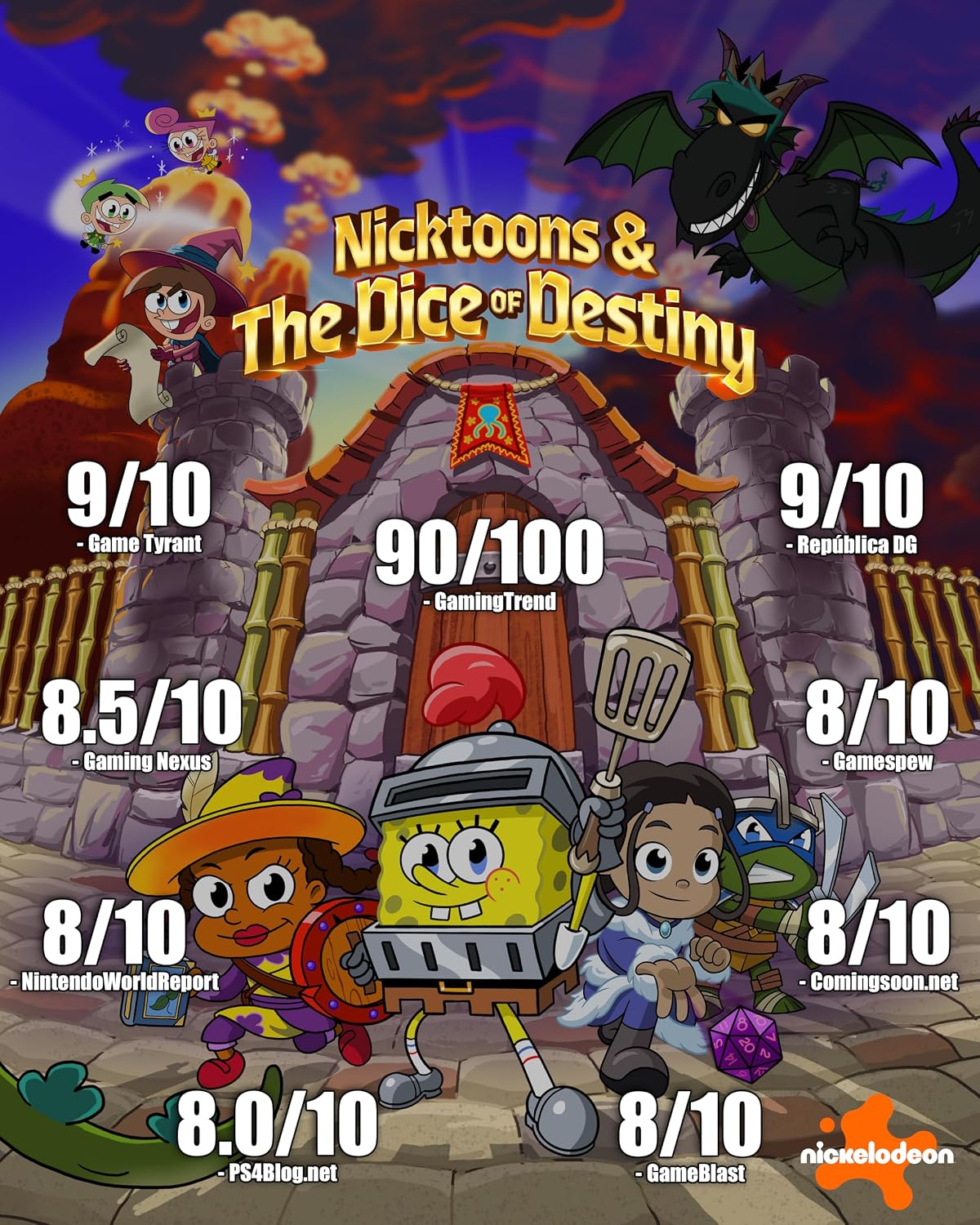 Detalle 2 de Nicktoons & The Dice of Destiny Switch 2