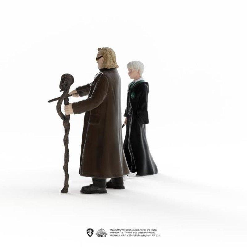 Detalle 2 de Schleich Harry Potter: conjunto de 3 figuras de Moody, Malfoy y armiño blanco